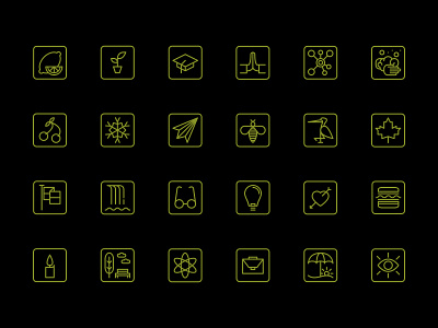 Icons for architectural client design graphic design icons illustration minimal vector
