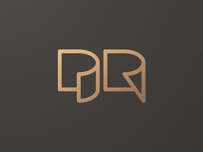 Pr Rebound icon identity logo vector