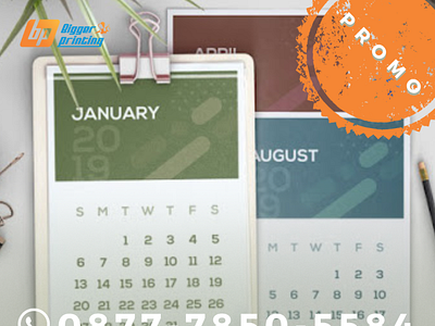 PERCETAKAN KALENDER
PROMO, Wa./Call. 0877-7850-5584