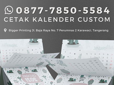 Cetak Kalender Custom
HARGA TERJANGKAU, Wa./Call. 0877-7850-5584