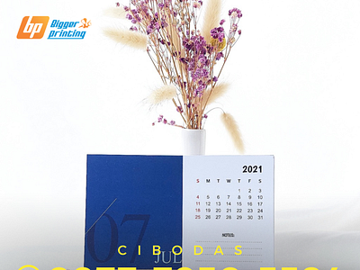 Cetak Kalender Souvenir CIBODAS Wa./Call. 0877-7850-5584 cetak kalender murah