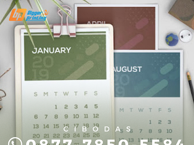 Jasa Cetak Kalender CIBODAS TANGERANG Wa./Call. 0877-7850-5584 cetak kalender murah