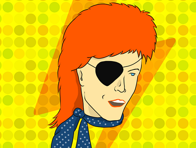 David Bowie illustration graphic design illustration
