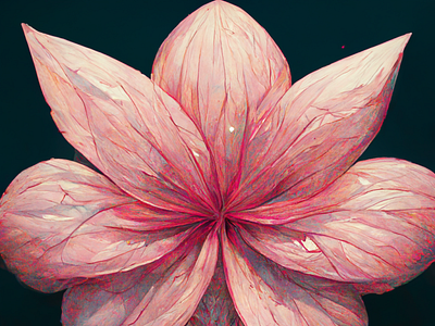 Pink Flower AI ai illustration realistic