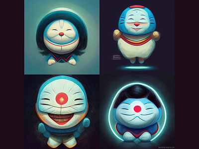 Doraemon, re-imagined by AI