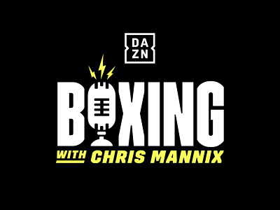 DAZN Presents: Boxing with Chris Mannix boxing branding dazn logo media podcast sports sports design tv show