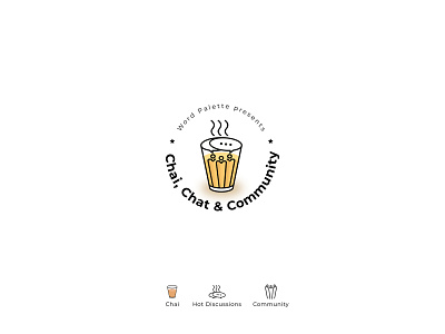 Chai Chat logo branding design icon illustration logo vector