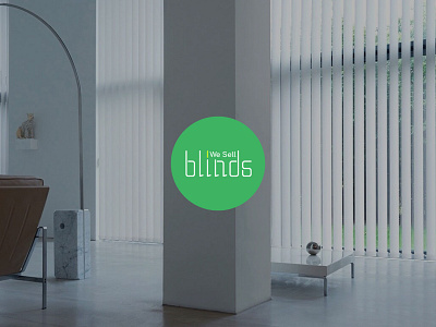 Blinds logo branding logo