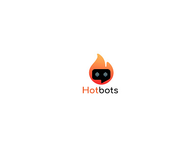 Hotbots (Chatbot) logo branding logo