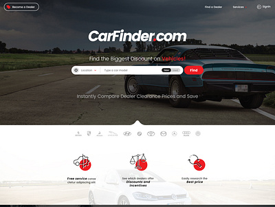 Carfinder.com website design