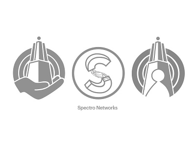 Spectro Networks symbol branding icon identity internet isotype logo technology telecomunications wi fi