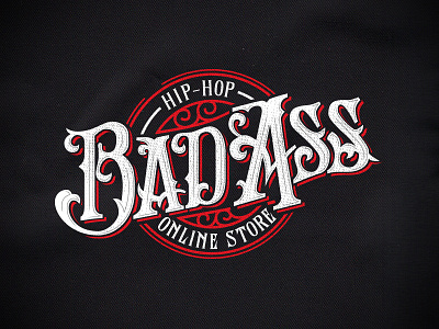 Bad Ass bad ass branding hip hop lettering letters logotype typography