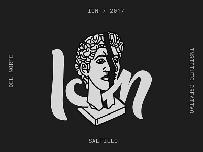 ICN Rebrand: Logo 1 advertising branding creativity identity logo past rebranding rome saltillo school symbol thinking