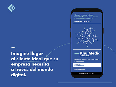 Ahu Media website branding business digital futura mobile saltillo ui ux webdesign