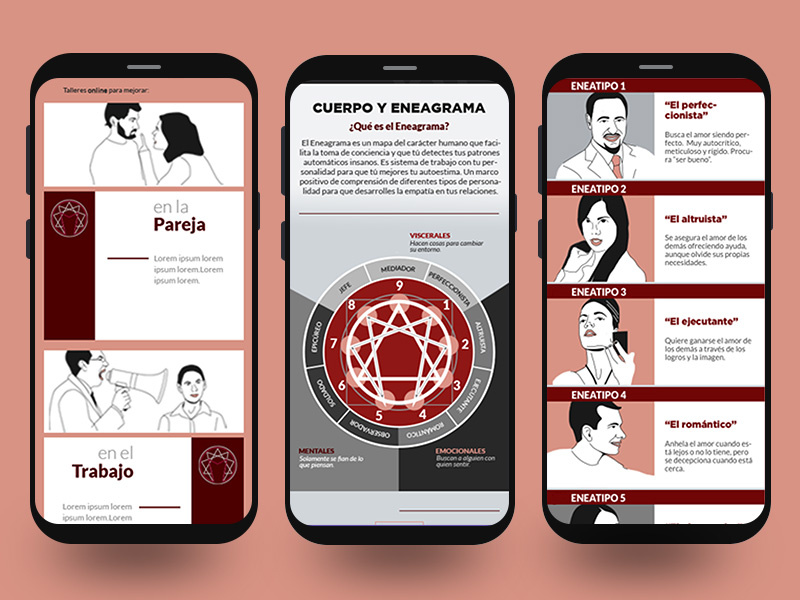 Javier Muro LP - Mobile teraphy responsive laptop internet web design design digital business ux ui eneagrama website