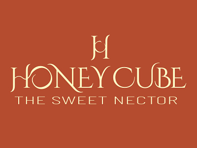 Honey cube branding graphic design logo packaging