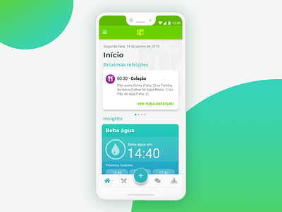 Dietbox new patient app app design ui ux visual