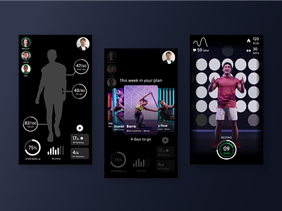 Fiit You (Smart fitness mirror) concept design design fitness fitness app ui