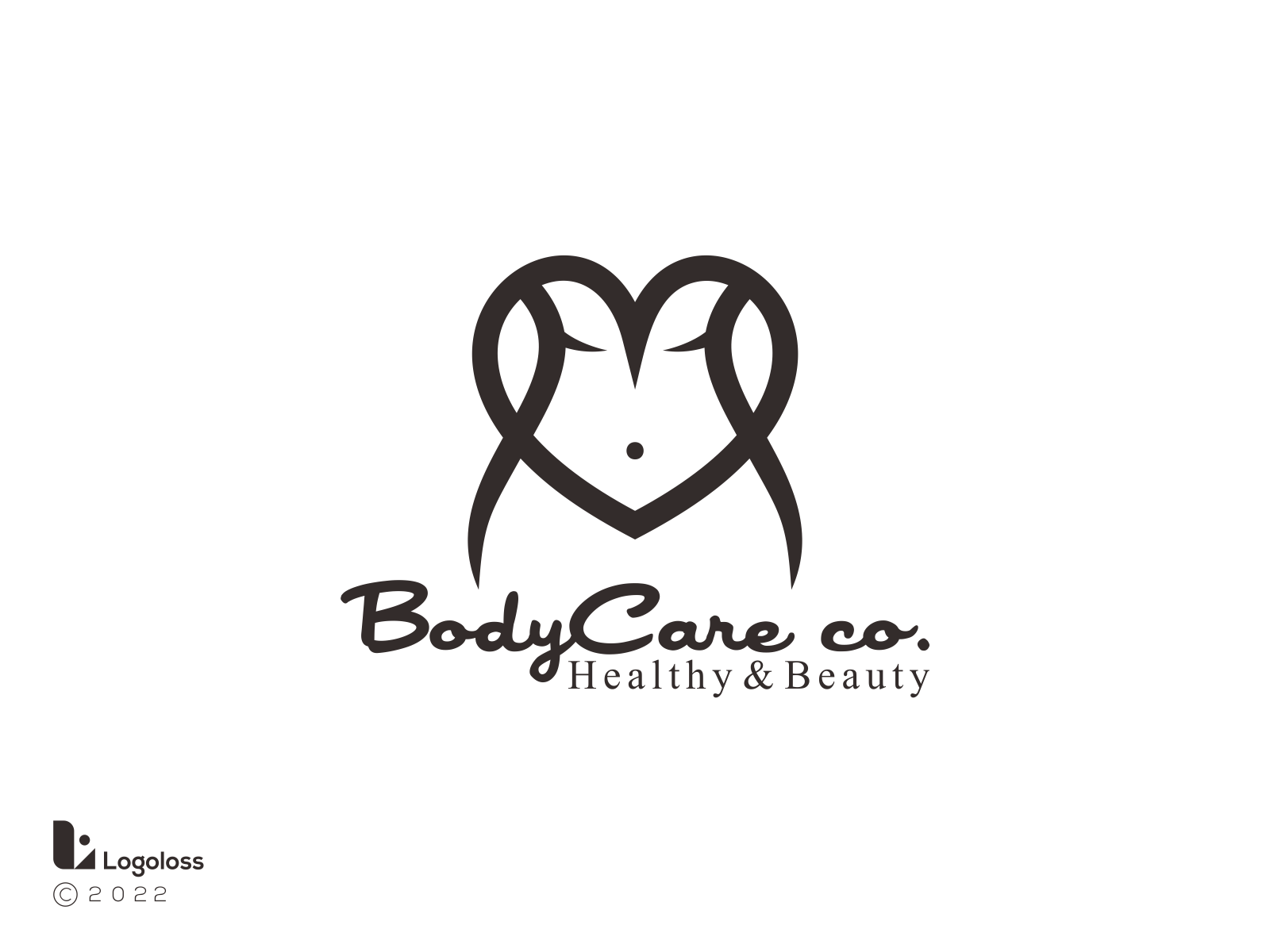 BodyCare Line Art Logo. by Logoloss on Dribbble