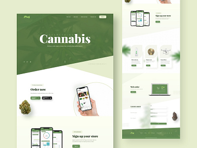 Cannabis marijuana design cannabis front end development marijuana plug tech product design ui design ux design