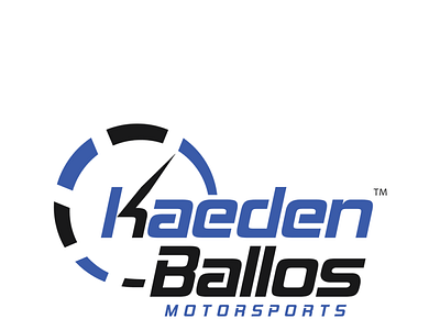 Kaeden Ballos Motorsports Logo Design