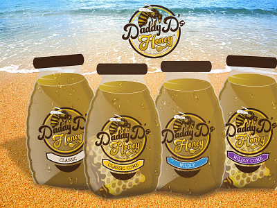 Daddy D's Honey Package Design