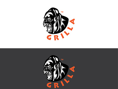 Grilla Logo Design branding design graphic design logo