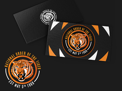 Tiger Logo and Cards branding design graphic design logo