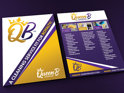 Queen B Cleaning Branding and More