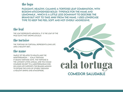 Cala Tortuga logo design strategy