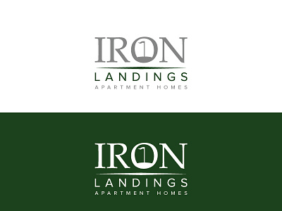 Iron Landings Logo branding design graphic design logo