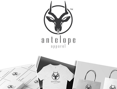 Antelope Apparel branding design graphic design logo packaging