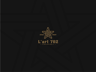 L'art 702 VIS branding design logo