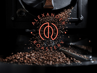 Alexander Coffee Roastery Logo branding coffee graphic design logo