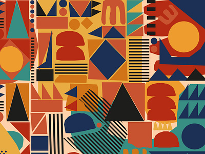 Scattered illustration pattern pattern design surface design