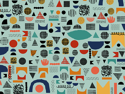 Scattered 2 doodle fabric design fabric pattern fabrics illustration pattern pattern design surface design