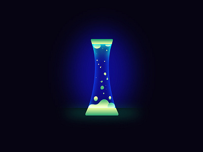 Glowing Lava Lamp