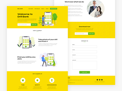 Drill Bank Landing Page