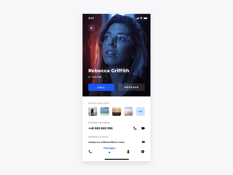 Skype redesign concept- Presentation by Bartek Gadzina on Dribbble