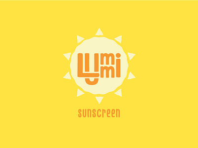 Lummi Sunscreen - Logo Design brand identity branding design graphic design logo typography vector