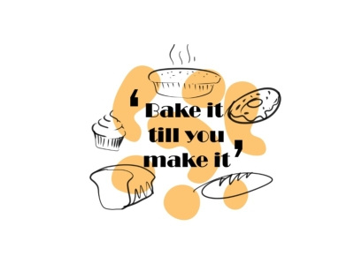 bake it till you make it app bakery donut bakinggg bread design dribbble easy graphic design illustration photoshop vector
