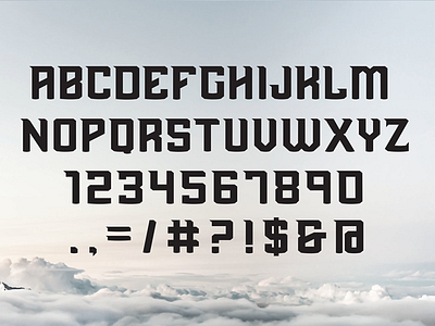 Stealth Typeface type aviation stealth type design typography
