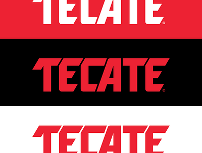 TECATE WORDMARK BRAND REFRESH branding design graphic icon logo logo design logo designer type typedesign wordmark