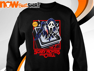 Horror scary movies and chill Halloween shirt halloween horror scary