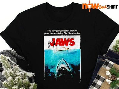 Jaws the terrifying motion picture from the terrifying shirt jaws