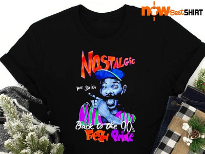 Nostalgic Will Smith back to the 90’s fresh prince shirt will smith