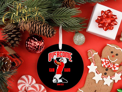 Overcome Kam Babb John 16.33 ornament kam babb ornament