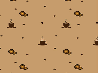 Seamless pattern of COFFEE design
