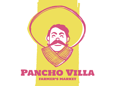 Pancho Villa Farmer's Market branding design farmers illustraion illustration art illustrations illustrator logo market pancho rebrand rebranding villa