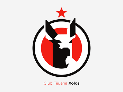 Club Tijuana: Xolos branding caliente futbol illustraion illustrations illustrator liga ligamx logo mexicana mexico minimal minimalism minimalist rebrand rebranding soccer tijuana xoloitzcuintles xolos